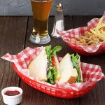 튀김 빵 집에서 술안주 과일장식 감성캠핑작은 포차 햄버거 잔치 혼술 패스트푸드 바구니 : 별다섯쇼핑