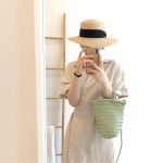 라탄 짜임 드래곤 원통 토트 숄더 크로스백 3colors : 웨이브즈 WAVES