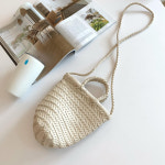 라탄 짜임 드래곤 원통 토트 숄더 크로스백 3colors : 웨이브즈 WAVES