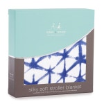 아덴아나이스 실키 소프트 뱀부 유모차 블랭킷 인디고 Aden + Anais indigo silky soft bamboo stroller blanket : 호주 언니