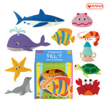 펠트자석 (바다생물 10p) /바다/여름/물고기/자석놀이 : 자석나라
