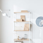 MODERN HOUSE [가구] 플랫화이트 스틸 책장 600 CF0221002 : 2001아울렛 중계점