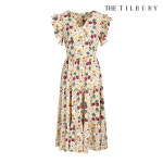 (더틸버리) 러플 디테일 패널 플로럴 원피스 TL6M0OPA2 : THE TILBURY