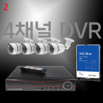 WN420 CCTV 카메라 녹화기 간편설치 4채널 풀패키지 : emodeunmall