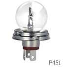 2 개/짝 쌍 R2 G40 12V 45/40W 자동차 액세서리 모토 전구 클리어 헤드 LIGTING 램프 : SUIT N ROLL
