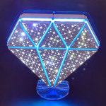 LED 3D문자 아트네온 무드등-004 다이야 주문제작 : 사인블루
