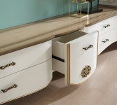 메티스가구 거실가구, 리사 아이보리거실장 엔틱거실장세트 : 메티스가구