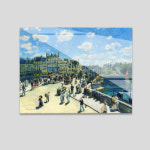 파리, 퐁 네프  /  피에르 오귀스트 르누아르 : 집안에 그림하나