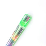 다양한 오색 컬러 원터치 심교체 색연필 학용품 미술 문구 : 더뭉클몰