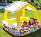 실외용 아이들 여름 물놀이 간이풀장 원두막 모양 물풀장 수영장 : 슈퍼푸드스토어