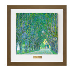 구스타프 클림트 액자 쉴로스 카머로 가는길 01.정사각 3호 르와뜨 블랙 : 아란아트