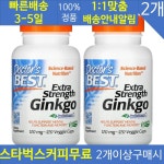 2개 닥터스베스트 엑스트라 스트렝스120mg120정 징코빌로바 : 행복한직구