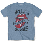 공식 THE ROLLING STONES 더 롤링 스톤즈 Europe 82 Tour 반팔 티셔츠 (스톤블루) : 매드몽키