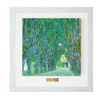 구스타프 클림트 액자 쉴로스 카머로 가는길 01.정사각 3호 르와뜨 블랙 : 아란아트