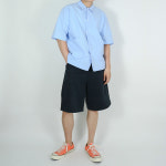 남자 오버핏 히든 반팔 셔츠 투 포켓 여름 와이셔츠 남방 4color : 영온