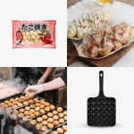 타코야끼 재료 50종 모음 타꼬야키 만들기 문어 소스 팬 쿠커 송곳 쿠킹세트 문어빵 : 맛붐