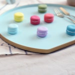 컬러 반달트레이 논슬립 카페쟁반 혼밥트레이 5color : 분더카펫