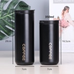 [해외배송]새로운 350ml  500ml 스테인레스 스틸 커피 보온병 머그잔 패션 진공 : 모아모아95