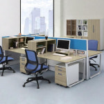 UL-04 유라인 사무용책상 베이직 목재가림판포함 국산제품 모던책상 : 가구왕 사무용가구