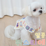 알콩 뷔스티에 뜨개KIT / 강아지옷 만들기 / 애견의상 / 반려견 모티브조끼 만들기 : 뭉치 공방