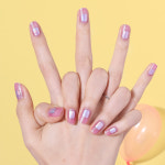 [글로시블라썸] 붙이는 젤네일 스티커 - 블루베리빔 1매 : Glossy Blossom