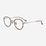 프로젝트프로덕트 AU16 S C02PG 브라운 핑크골드작은안경 가벼운 여자 안경테 : 오마이선글라스 코리아