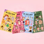 명작 동화스티커 곰돌이 리무버블스티커 신데렐라 백설 인어 공주 다꾸 : 리틀데이지샵