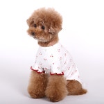 펫파파 스프링체리 티셔츠 3COR 강아지옷 애견 의류 여름 티셔츠 민소매 나시 : 로얄펫샵