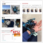 [해외배송]고품질 14 1BB 더블 스풀 낚시 릴 5.5 : 1 4.7 : 1 기어비 : 모아모아95