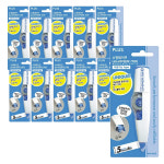 플러스PLUS 수정테이프 WH-605 -본체1갑10개입 : 에이치문구