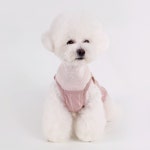 로로독 리즈 스트라이프 끈나시 강아지옷 고양이 나시 애견 의류 여름 티셔츠 원피스 : 로얄펫샵