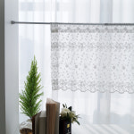 별꽃 자수 바란스 커튼 주방 발란스 레이스발란스 : RAUMstudio