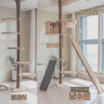 캣브로 COMMA 캣타워 고양이 또이 캣폴 원목 알루미늄 : 펫브로
