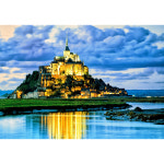 퍼즐갤러리 1000피스 직소퍼즐 액자세트 프랑스 몽생미셸성+댄디골드액자 PG1017s : MakeUrs
