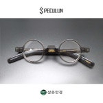 스페쿨룸 루체 레옹 SPECULUM LUCE LEON Col 03 그레이/차콜 그레이 타키론 원형 코없는 안경 : 상은안경