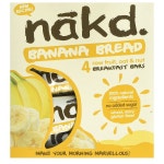 Nakd  네이키드 바나나빵 스낵바 30g 48개입  Banana Bread 30g Bar - Multi (Pack Case of 48) : 프라미스샵