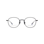 프랭크커스텀 7194 가벼운 클래식 라운드타원형 안경테 남자여자 티타늄블루라이트 메탈안경 : TOP OPTICS
