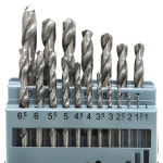 S툴맨 드릴비트세트 19PC /STM-H0019 1.0~10mm 기리세트 HSS 비트날 철기리 : 공구월드