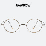 로우로우 안경 R EYE UNI BRIDGE 502 ANTIC GOLD 원형 베타티타늄 : 세컨아이즈