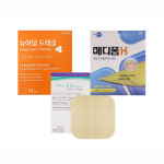 듀오덤 엑스트라씬 뉴어덤 메디폼H 하이드로콜로이드 습윤밴드 10x10cm 10매입(1박스) : 웰니스 메디컬