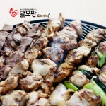 [캠핑용] 닭모판 수제 캠핑 닭꼬치 바베큐 염통 파닭 스페셜 숯불 모듬꼬치구이 4종소스포함 : 닭모판MALL