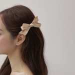 [1+1 / 10colors ] 국내제작 핸드메이드에 샤벨 리본 헤어핀 : 더노블