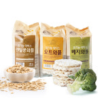 [오가닉스토리] 고소한 현미뻥튀기 유기농 라이스와플 택1(베지/오트/렌틸콩) : 바스켓플랜