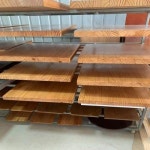 웨건테이블 테이블 세트 트롤리 원목잣나무 패널 느릅나무 바 원탁 식탁보드 큰 테이블을  합니다.000224964 : 페어프라자