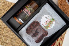 청양구기자선물세트 무농약 국산 농가직접판매 건구기자300g+분말220g+포장지&쇼핑백 : 웰빙햇살농장