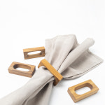 감성 홈파티 소품 테이블 소품 티크 냅킨링 냅킨홀더 테이블세팅 : 리:스탠다드