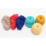 컬러면로프 90합 30M 마크라메 DIY 텀블러백 드링크백 물병 네트백 보틀 와인병가방 : 대구실사랑