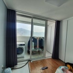 마산 호계코오롱 하늘채 커튼 시공해드렸어요~ 그레이 암막커튼 데코인홈 : 데코인 홈