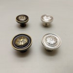 가구 손잡이 1홀 손잡이 ［크로바大.小］ 장식장 서랍장 붙박이장 씽크대 : 손잡이다모아