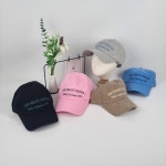 와이앤와이 면피치 스페이스 자수 워싱 볼캡 코튼 빈티지 사계절 편한 야구모자 사이즈조절 : 와이앤와이 모자